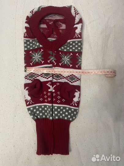 Теплый свитер для собак и набор для вышивания