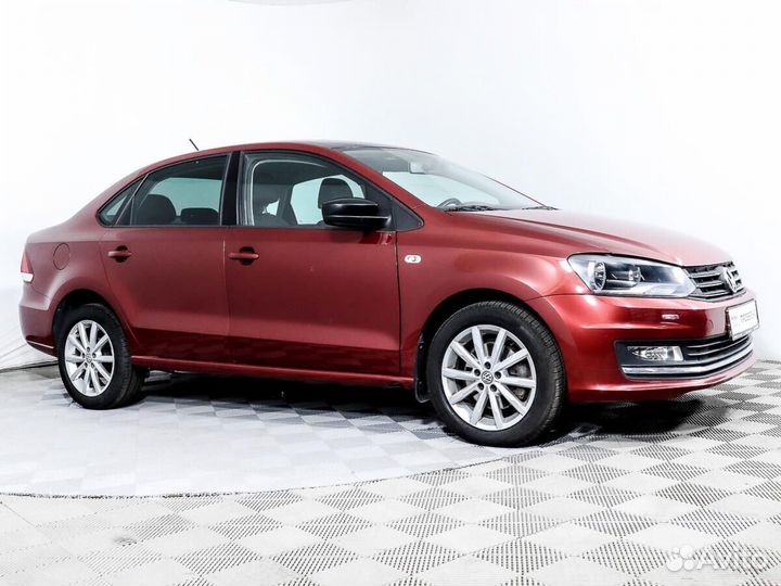 Volkswagen Polo 1.6 AT, 2017, 88 470 км
