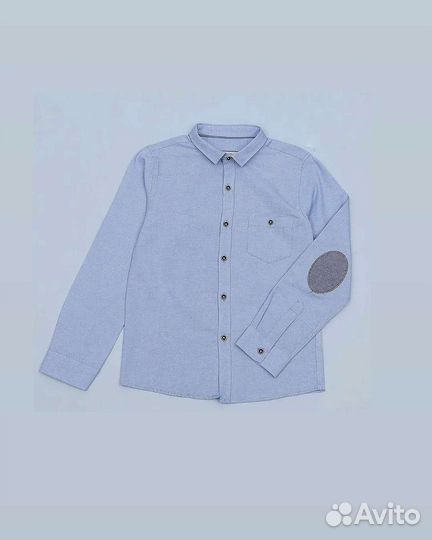 Рубашка голубая (92- 122)