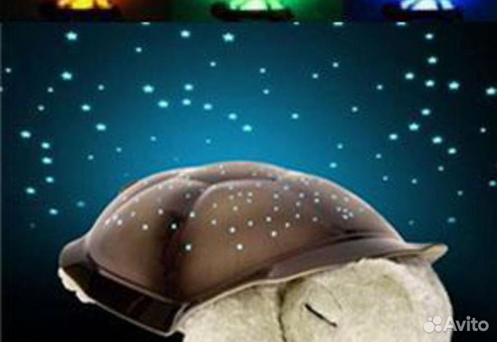 Ночник звезное небо Черепаха музыкальная