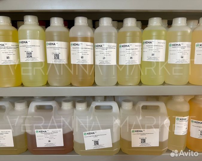 Отдушки для свечей диффузоров косметики Кema Club