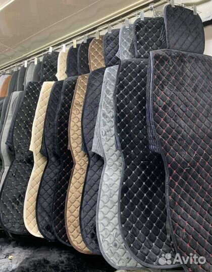 Авто чехлы из алькантары комплект