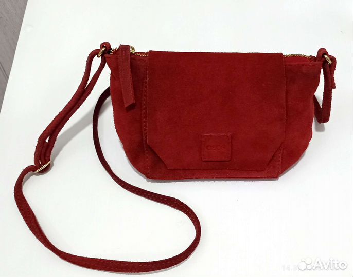 Клатч, натуральная кожа, сумочка через плечо