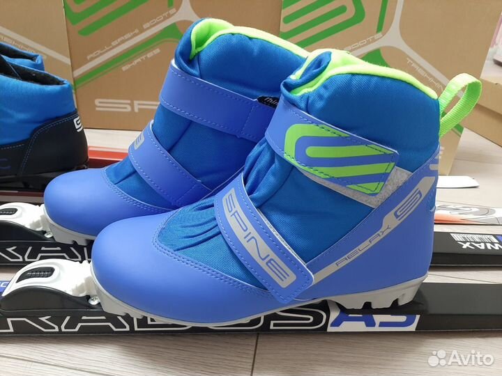 Лыжи с креплением NNN,лыжные ботинки
