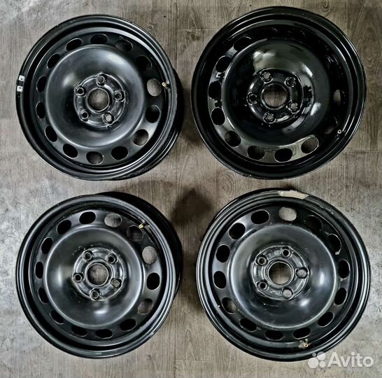 Штампованные диски R16 Skoda Fabia оригинал