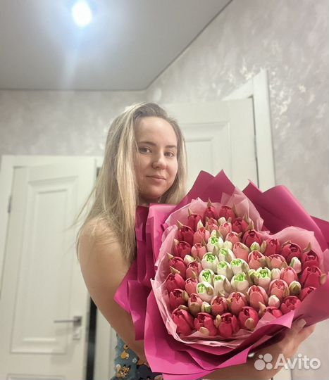 Зефирные тюльпаны