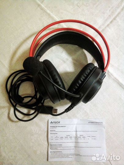 Игровые наушники Bloody G200S с микрофоном