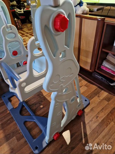 Качелька с горкой