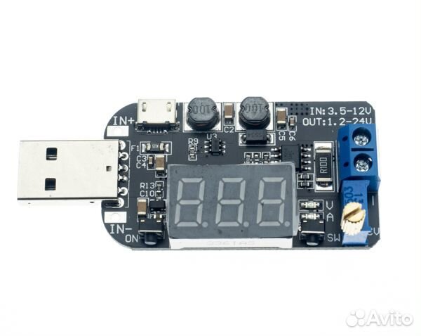 Преобразователь ET USB3.5-12V to 1.2V-24V-LED