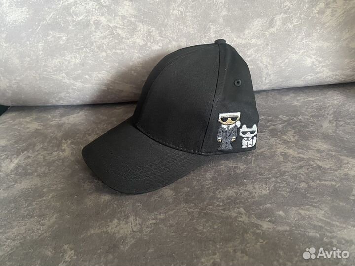 Бейсболка стильная унисекс karl lagerfeld