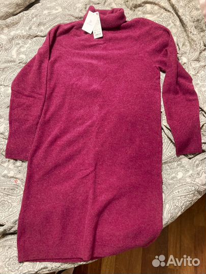 Uniqlo платье шерсть xs 44-46
