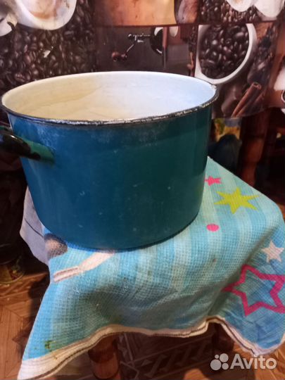 Кастрюля на хоз нужды и ветош
