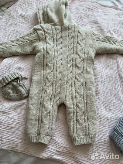 Вязаный костюм детский