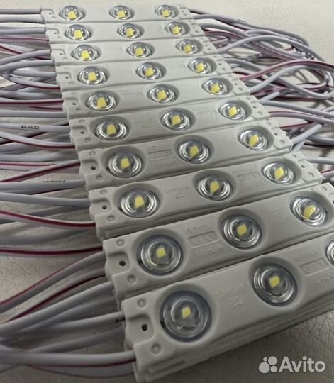 Светодиод 3 линзы герметичный