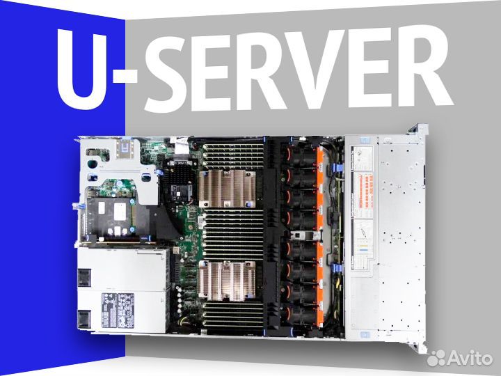 Сервер Dell R640 4LFF 2*6140 128G H730pm 2*750W 2с2зР EMC PowerEdge R640 1U Б/У