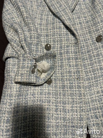 Твидовый пиджак zara