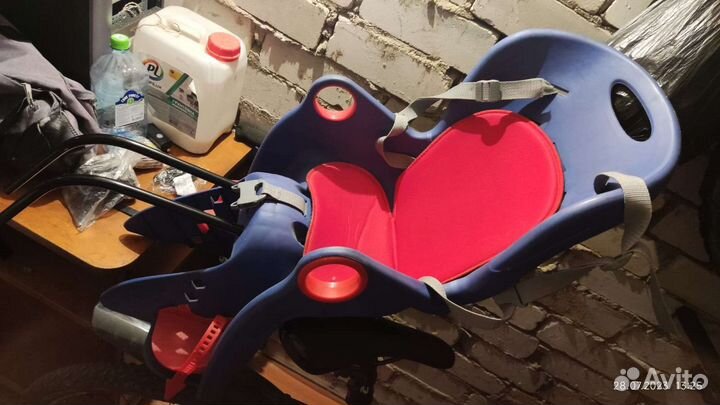 Кресло детское на велосипед