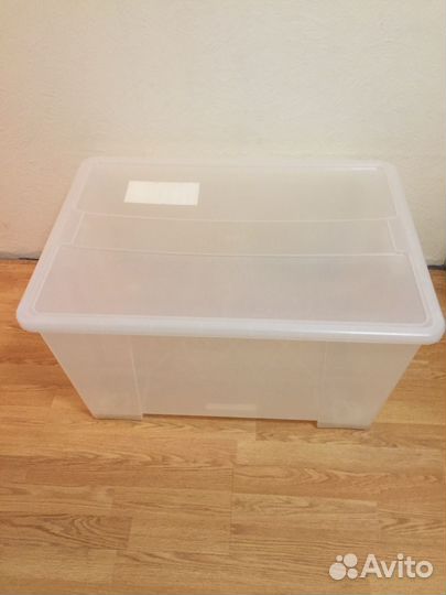 Контейнер икея на колесиках большой 130л