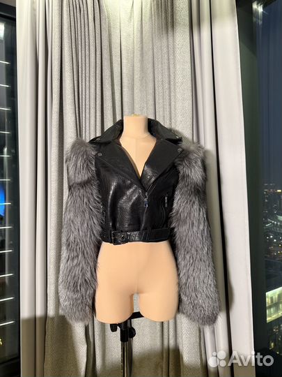 Куртка с натуральным мехом