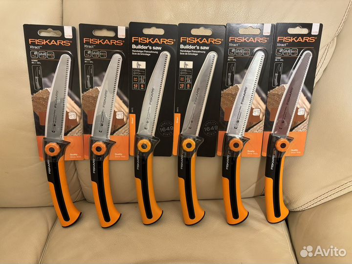 Fiskars пила ножовка SW72 и топор n7;n12