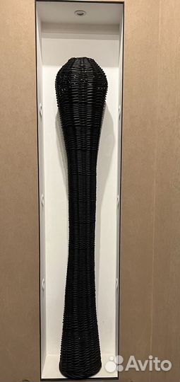 Декоративная плетёная ваза