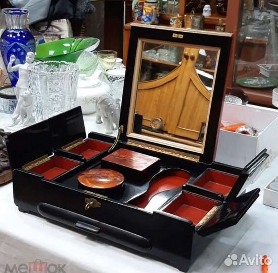 Дамский набор шкатулка папье-маше Китай