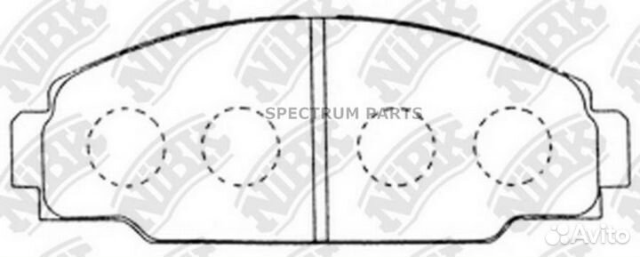 Nibk PN1212 Колодки NiBK PN1212