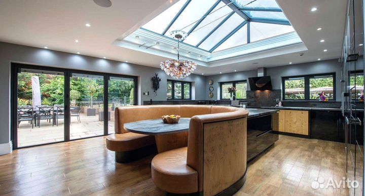 Остекление, зенитные фонари