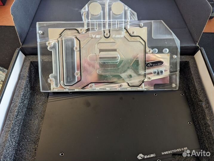 Водоблок для видеокарты Bykski N-MS3070VES-X