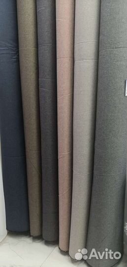 Шторы блэкаут рогожка лён