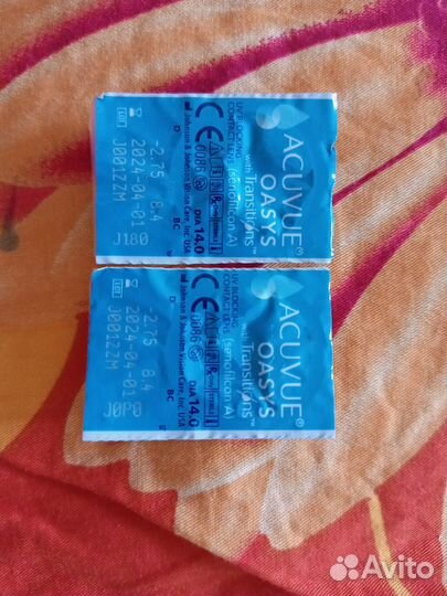 Линзы Acuvue oasys / PureVision 2, Menicon Premio