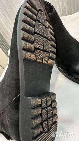 Полусапоги мужские кожаные