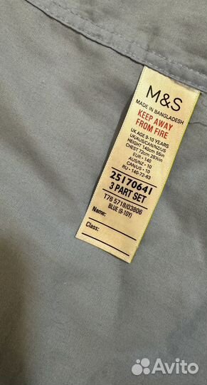 Школьные Рубашки Next и Marks Spencer 134-140