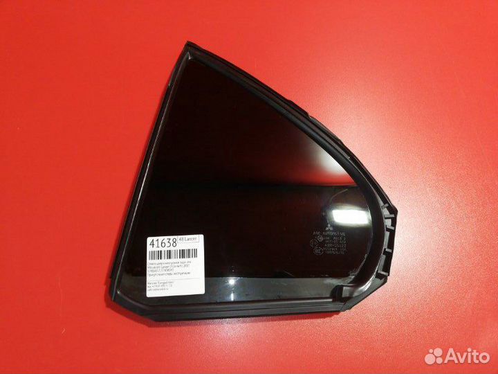 Стекло двери неопускное заднее левое Mitsubishi