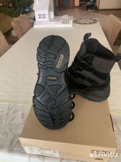 Сапоги зимние ecco 37