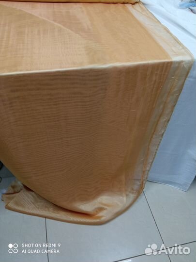 Ткань для штор микровуаль цвет розовое золото