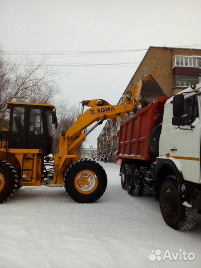 Услуги автопогрузчика, вывоз снега