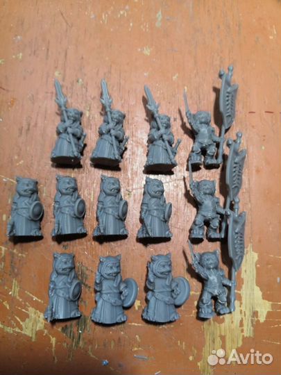 35 мм Миниатюры Фентези Котики и не только DnD