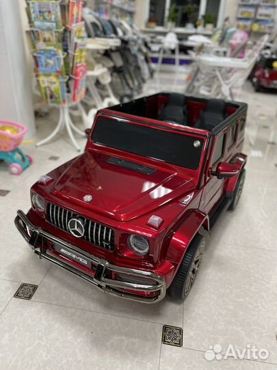 Электромобиль Mercedes Benz G63 двухместный гелик