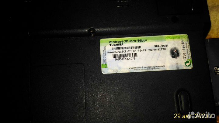 Ноутбук toshiba