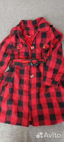 Плащ тренч для девочки