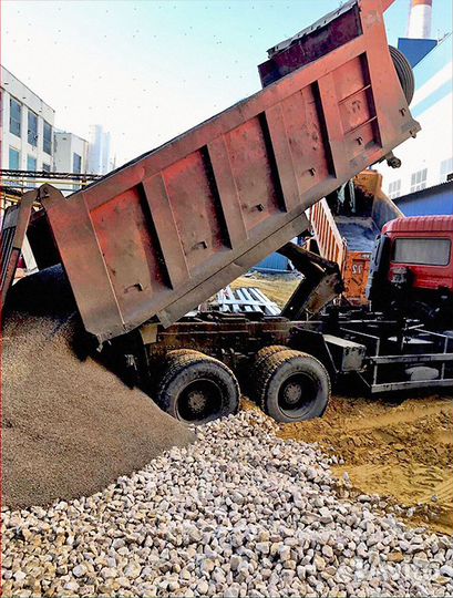 Щебень песок отсев