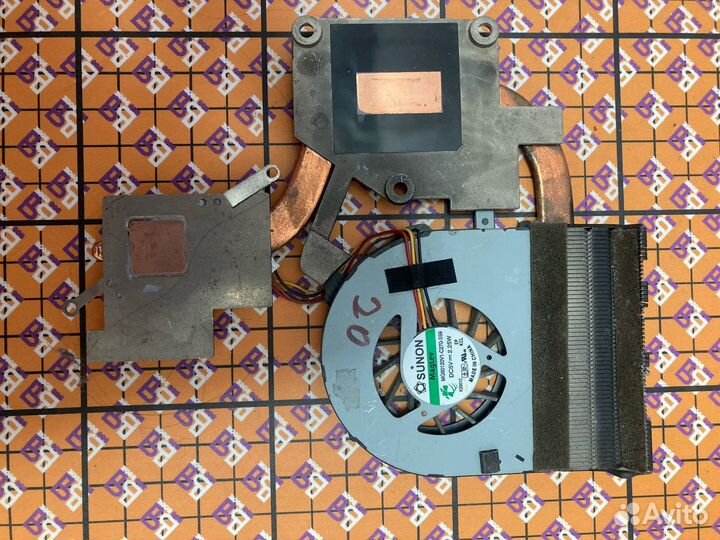 Кулер + трубка охлаждения Asus N52D