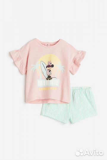 Костюм летний на девочку 92 h&m