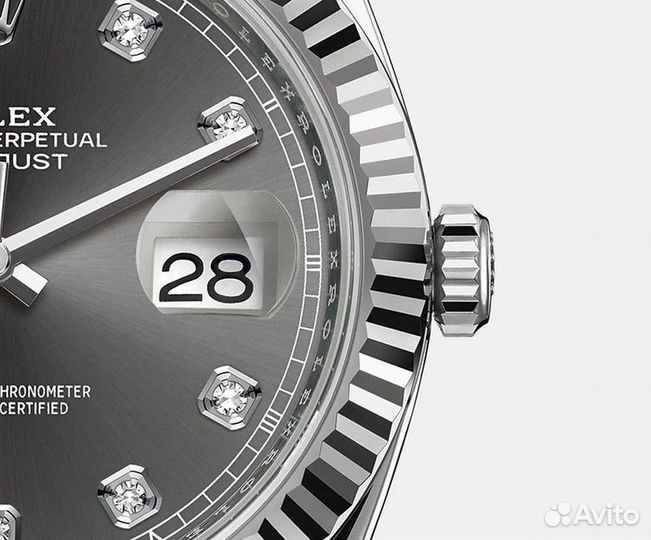 Rolex Datejust 41 Rhodium Diamond 126334