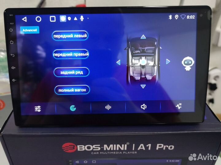 Магнитола Bos-Mini A1Pro 4/64, DSP, 10 дюймов