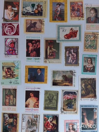 Почтовые марки СССР, Куба, Вьетнам, Болгария и др