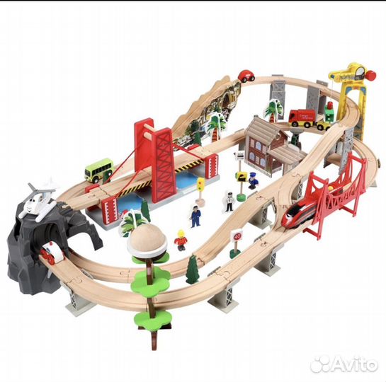 Железная дорога со столом дерево