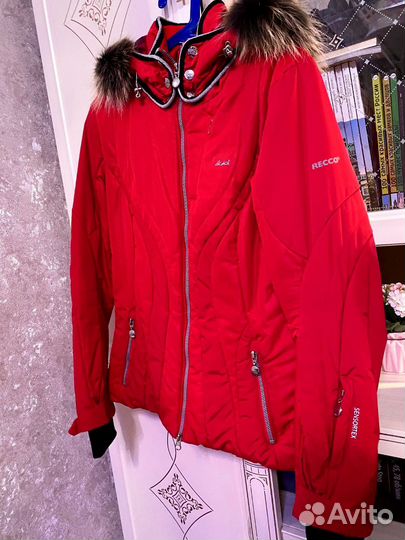 Куртка зимняя Volki красная женская 42-44