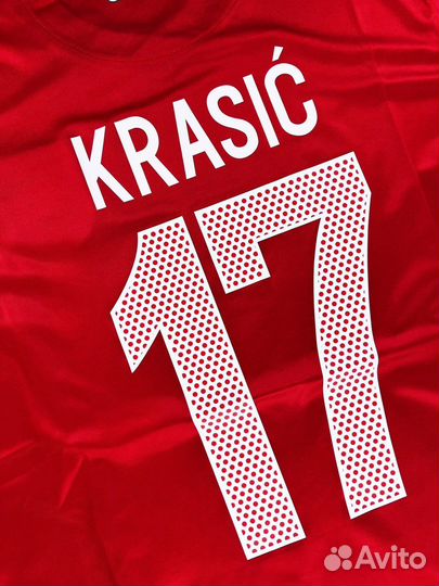 Футбольная форма сборная Сербии Красич Nike цска